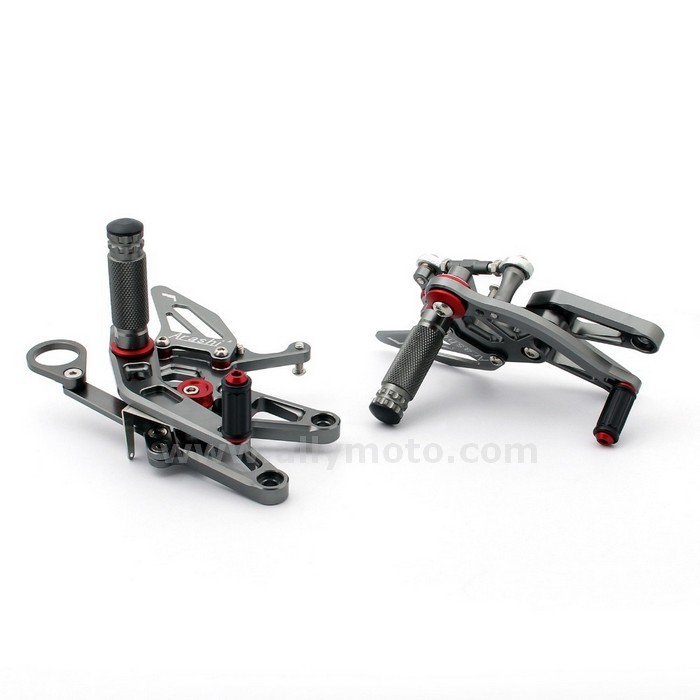 74 Rearset Foot Pegs Bmw S1000Rr 2010-2012 Gray@4